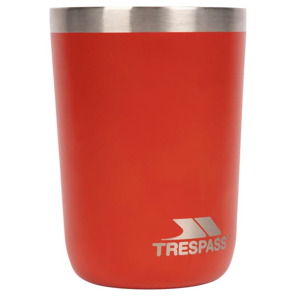 Trespass Rounder Resemugg i rostfritt stål, One Size, Röd Red One Size