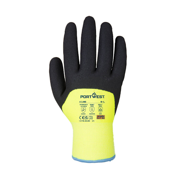 Portwest Unisex Adult A146 Arctic Vinterhandskar M Gul Yellow M