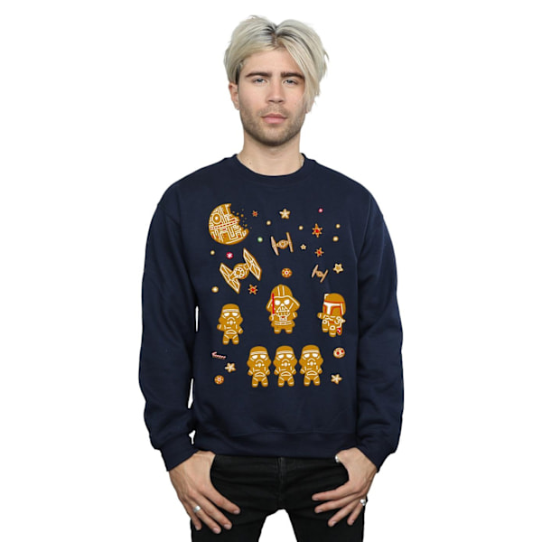 Star Wars Herr Gingerbread Empire Sweatshirt S Marinblå Navy Blue S