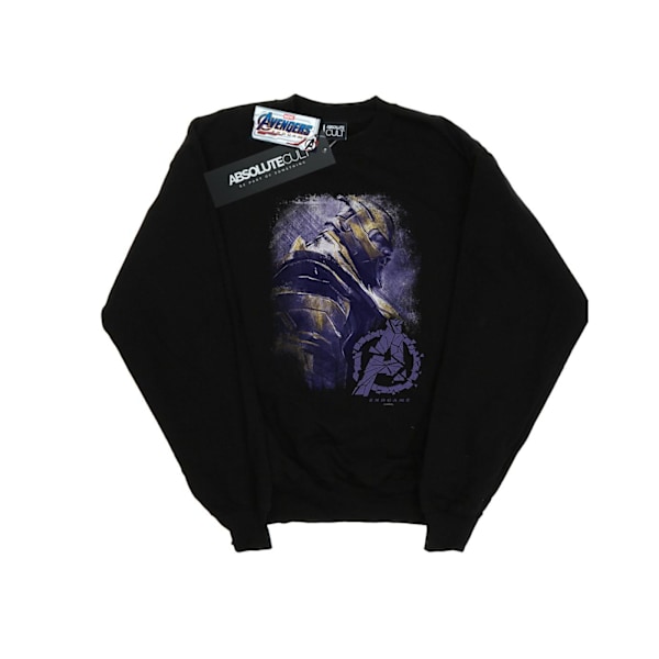 Marvel Boys Avengers Endgame Thanos Borstad Sweatshirt 12-13 År Black 12-13 Years