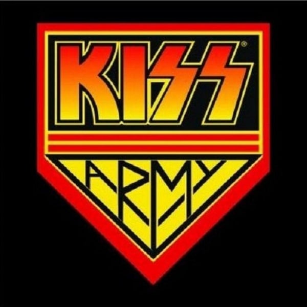 Kiss Logo & Icons Hälsningskort One Size Svart/Gul/Röd Black/Yellow/Red One Size