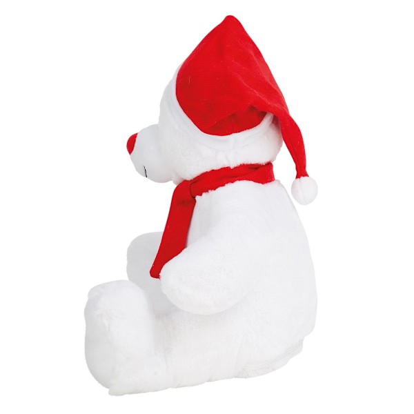 Mumbles Zippie Jul Nallebjörn En Storlek Vit/Röd White/Red One Size