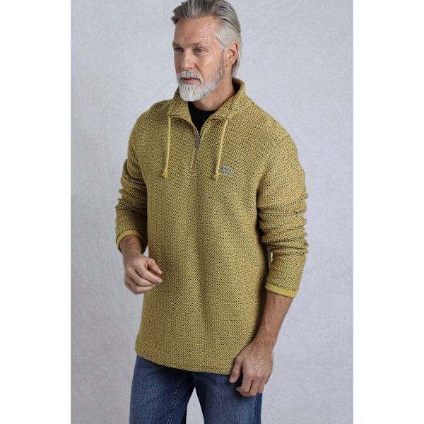 Weird Fish Herr Cruiser Macaroni Quarter Zip Pullover M Antik Antique Moss M