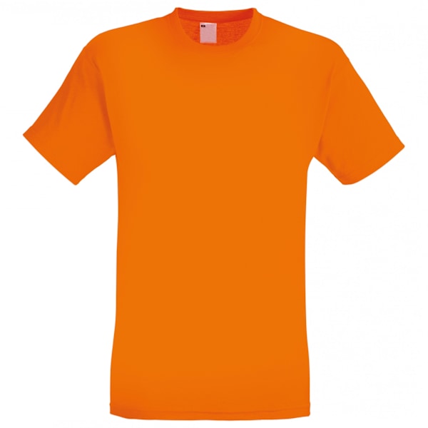 Herr T-shirt med kort ärm, XX Large, ljus orange Bright Orange XX Large