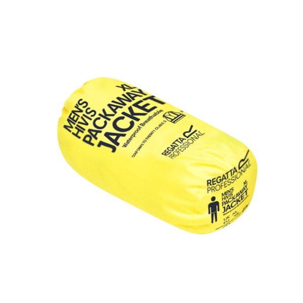 Regatta Professional Unisex Vuxen Hi-Vis Packaway Reflex Ja Yellow M