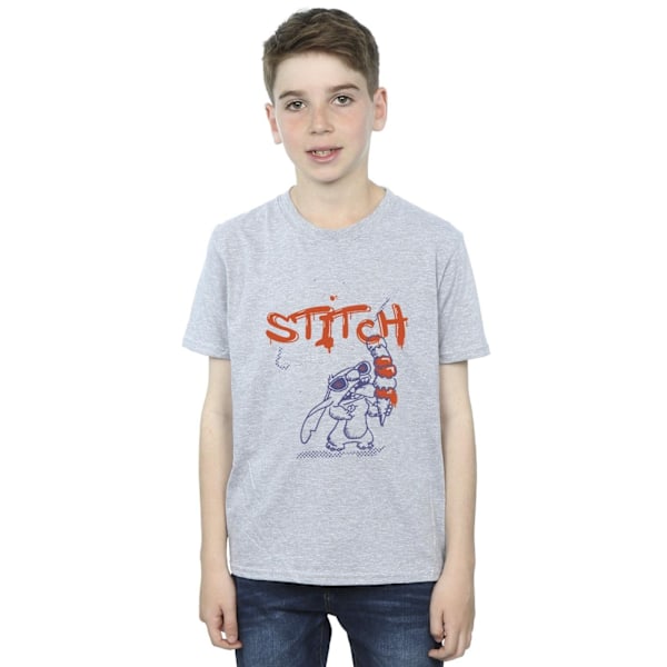 Disney Boys Lilo & Stitch Glassar T-shirt 9-11 år Sport Sports Grey 9-11 Years