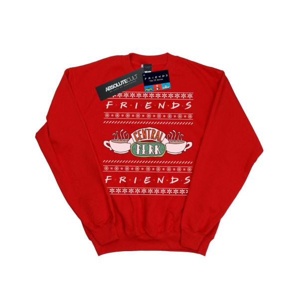 Friends Girls Fair Isle Central Perk Sweatshirt 7-8 Years Navy Navy Blue 7-8 Years