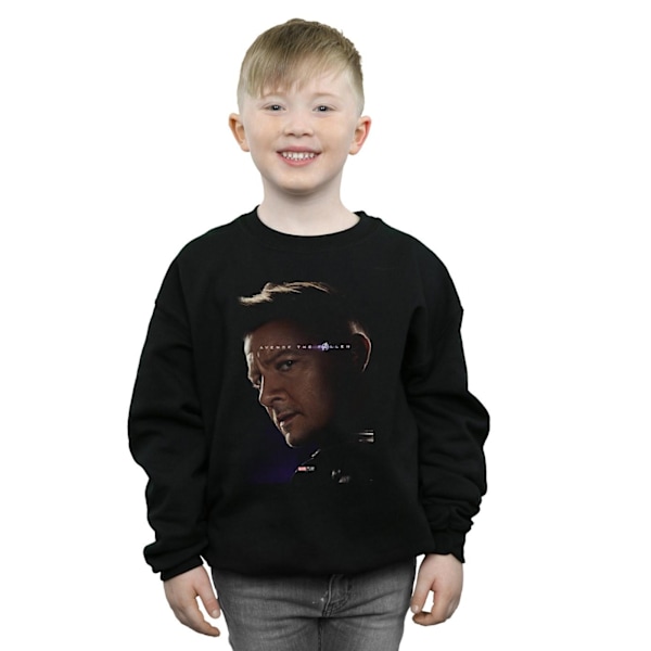 Marvel Pojkar Avengers Endgame Avenge The Fallen Hawkeye Sweatshirt Black 7-8 Years