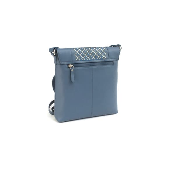 Eastern Counties Leather Damväskor/Dam Janie Läderhandväska På Slate Blue One Size
