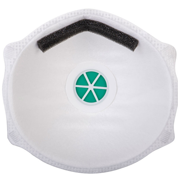 Portwest Dolomite P304 Lättviktsventilationsmask (Förpackning med 1) White One Size