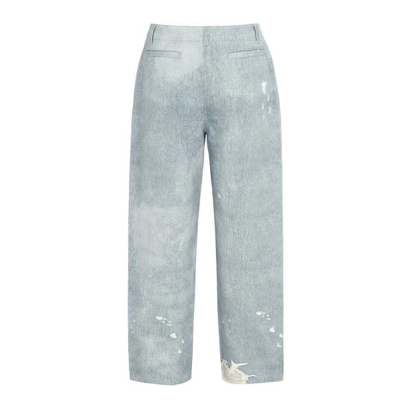 Firetrap Dam/Dam Jeans i Bomull, Sliten, Avslappnad Passform 12 U Blue 12 UK R