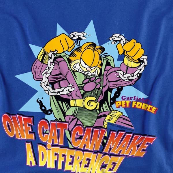 Garfield Unisex Vuxen Make A Difference Sweatshirt L Kungsblå Royal Blue L