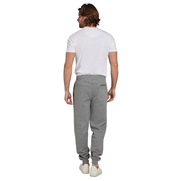 Raging Bull Män Cuffed Joggingbyxor XL Grå Melange Grey Marl XL