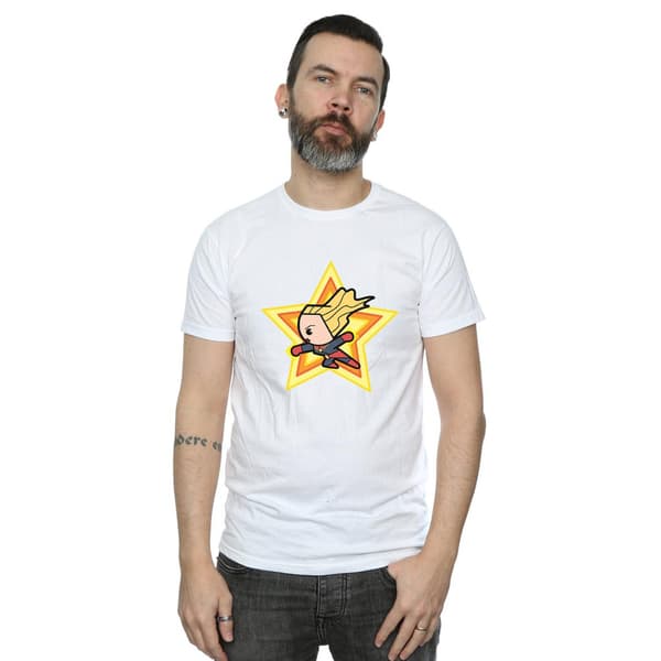 Marvel Herr Kawaii Captain Marvel T-Shirt L Vit White L