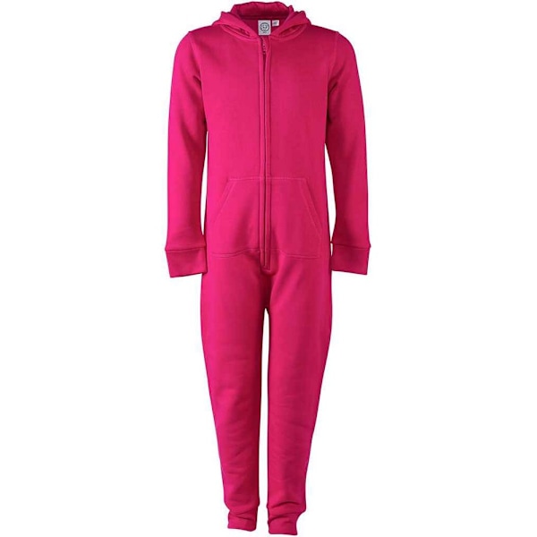 SF Minni Barn/Barn All-In-One Nattkläder 13 År Fuchsia Fuchsia 13 Years