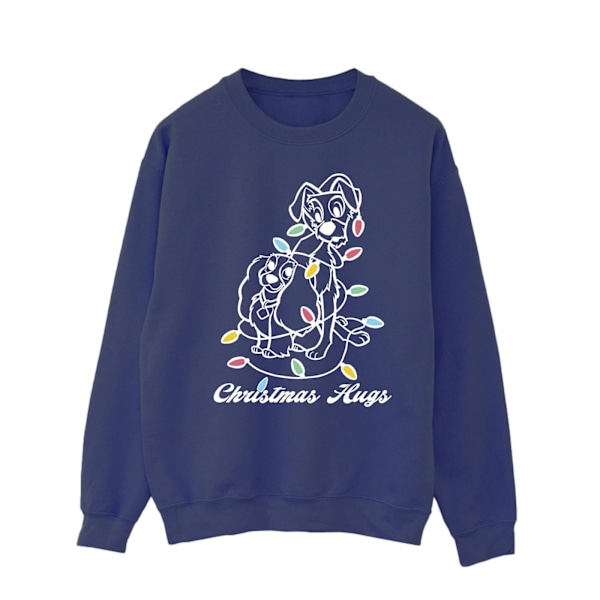 Disney Herr Lady And The Trump Julkramar Sweatshirt M Marinblå Navy Blue M