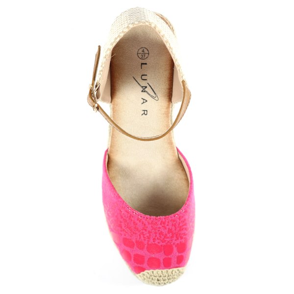 Lunar Dam/Dam Craster Wedges 7 UK Rosa Pink 7 UK