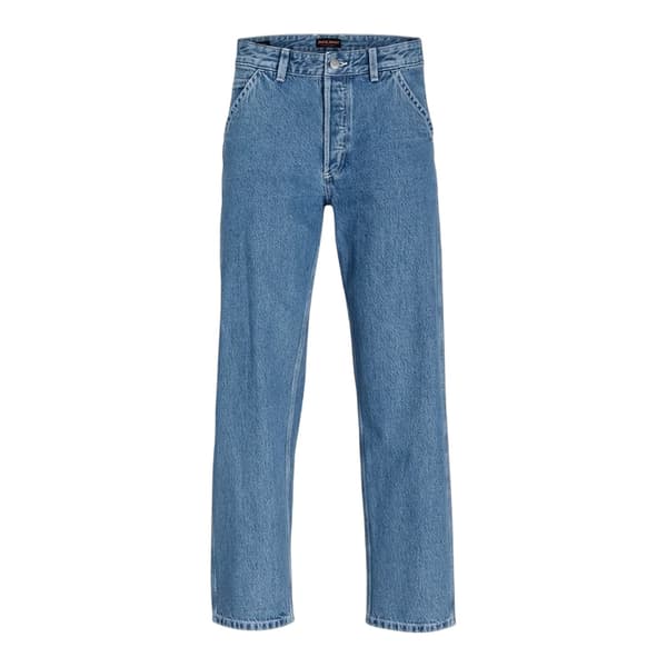 Jack And Jones Herr Eddie Worker Jeans med avslappnad passform 29S Blå Den Blue Denim 29S