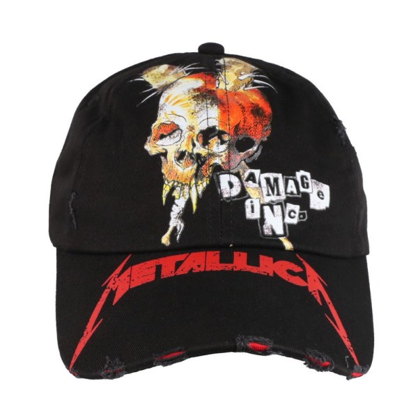 Metallica Damage Inc Distressed Cap One Size Svart/Röd/Vit Black/Red/White One Size
