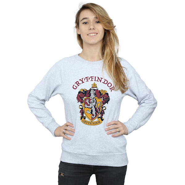 Harry Potter Dam/Kvinnor Gryffindor Heather Sweatshirt M Grå Grey M
