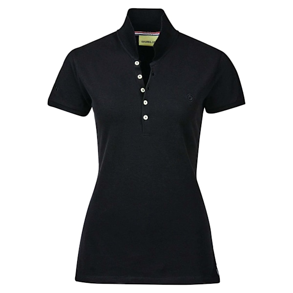 Dublin Dam/Dam Lily Capped Sleeved Polo Shirt XXL Svart Black XXL