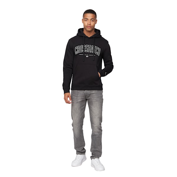 Crosshatch Herr Durango Hoodie S Svart Black S