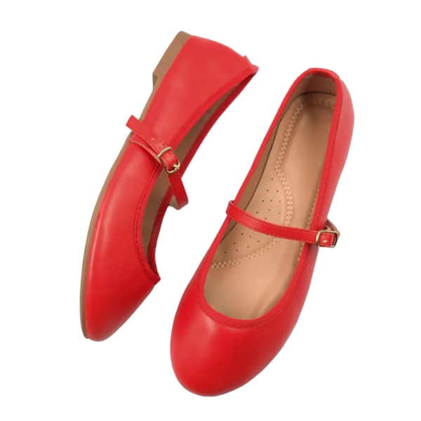 Var är det ifrån Dam/Dam Josie Remmar Bred Ballerina Fla Red 8 UK Wide