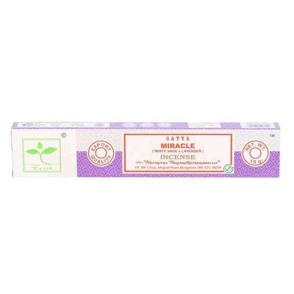Satya Miracle Earth Rökelsepinnar (6-pack) One Size Brun Brown One Size