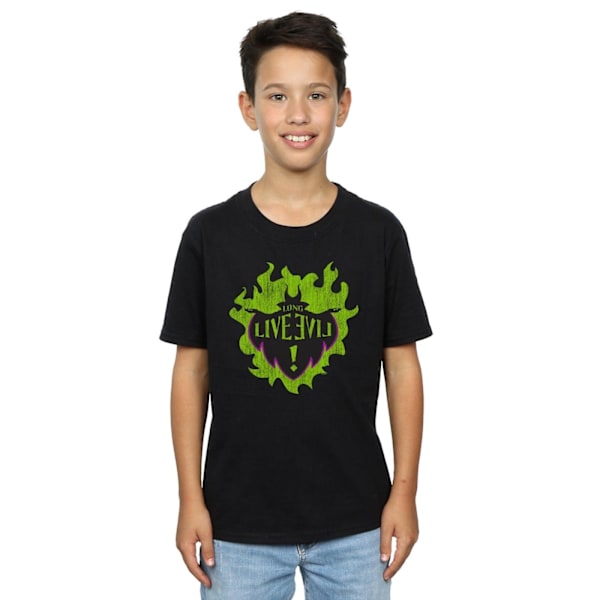 Disney Boys The Descendants Maleficent Long Live T-Shirt 9-11 år Black 9-11 Years