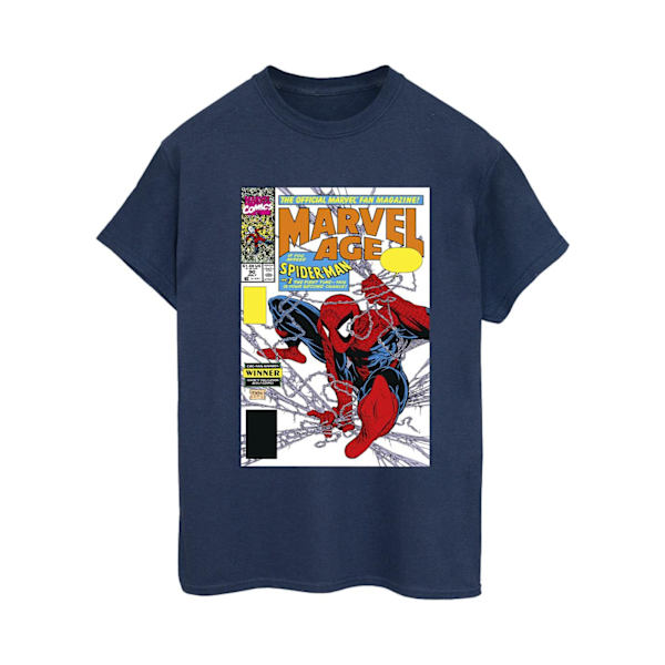 Marvel Dam/Dam Spider-Man Marvel Age Comic Cover Bomull B Navy Blue M