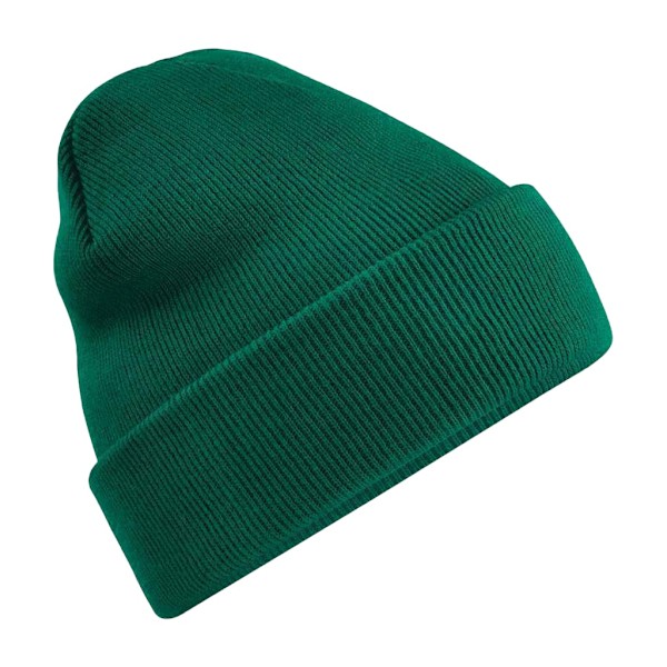 Beechfield Återvunnen Cuffed Beanie En Storlek Flaskgön Bottle Green One Size