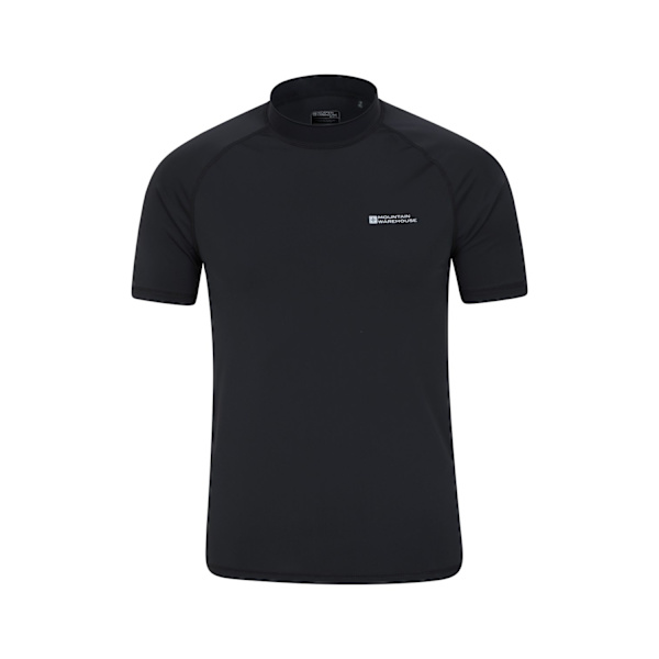 Mountain Warehouse UV-skyddande rashguard för män, L, svart Black L
