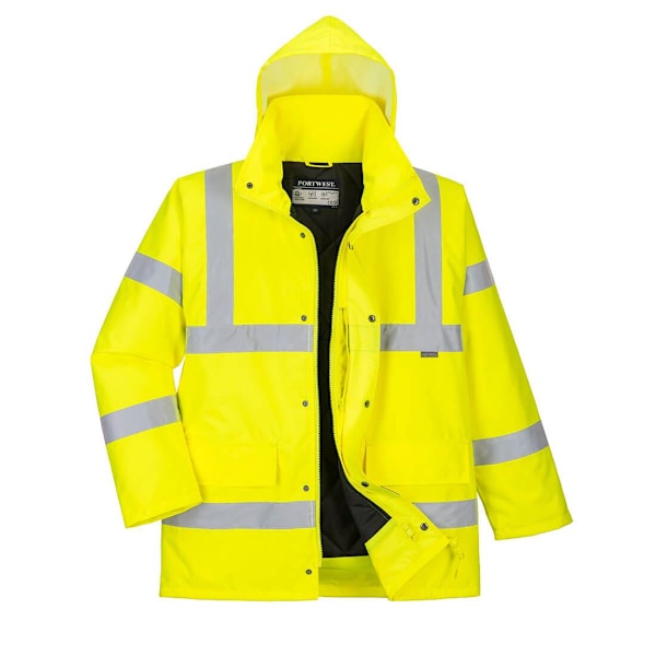 Portwest Hi-Vis andningsbar vintertrafikjacka för män 3XL gul Yellow 3XL