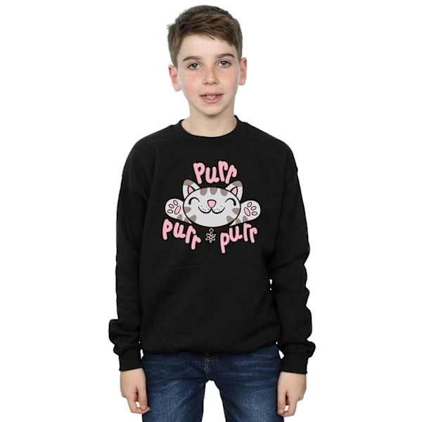 Big Bang Theory Boys Soft Kitty Purr Sweatshirt 9-11 år Svart Black 9-11 Years