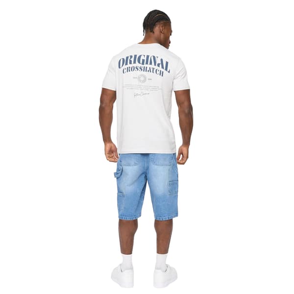 Crosshatch Herr Labstock T-shirt M Blå Blue M