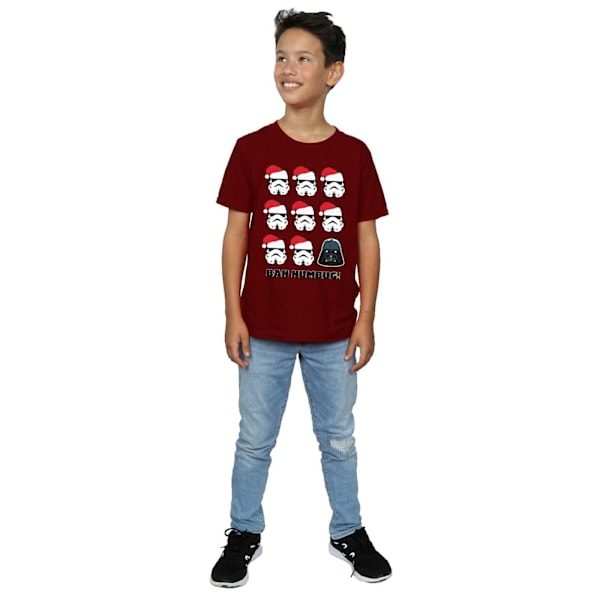 Star Wars Boys Jul Humbug T-shirt 9-11 år Bourgogne Burgundy 9-11 Years