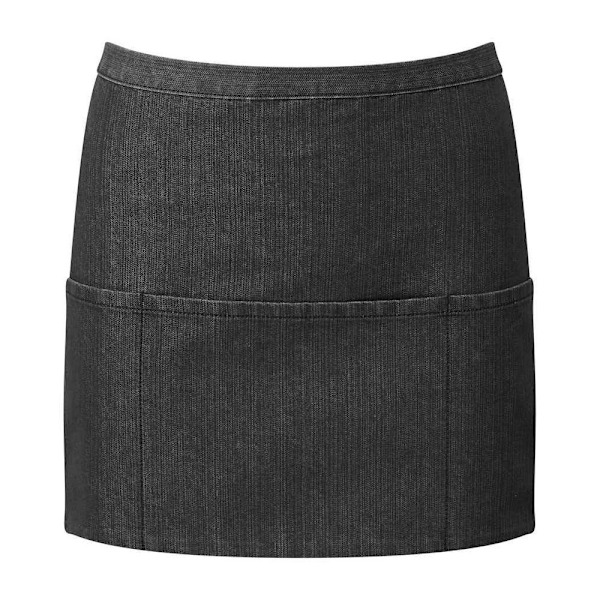 Premier Colours 3-fickor förkläde One Size Black Denim Black Denim One Size