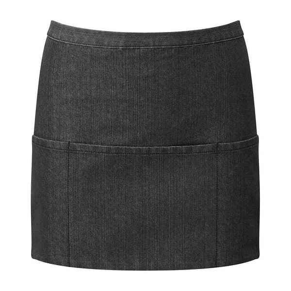 Premier Colours 3-fickor förkläde One Size Grå Denim Grey Denim One Size
