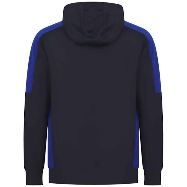 Finden & Hales Unisex Adult Contrast Panel Hoodie XXL Marinblå/Kunglig Blå Navy/Royal Blue XXL
