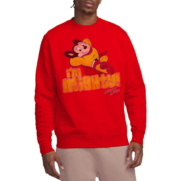 Mighty Mouse Unisex Vuxen I´m Mighty Sweatshirt XL Röd Red XL