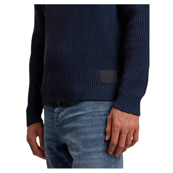Ted Baker Herr Regular Tröja Topp L Marinblå Navy L