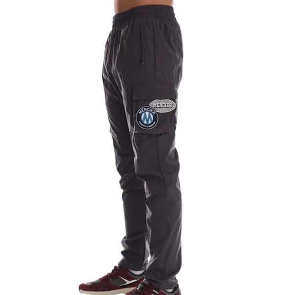 Mercier Herr Badge Cargo Byxor L Grå Grey L