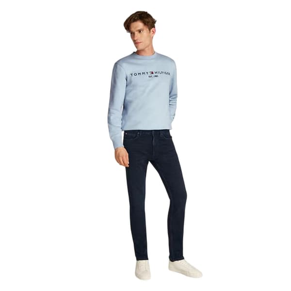 Tommy Hilfiger Herr Denton Slim Jeans 30S Blå Svart Blue Black 30S
