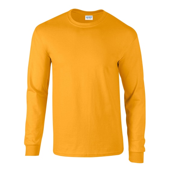 Gildan Unisex Vuxen Ultra Plain Bomull Långärmad T-shirt L G Gold L