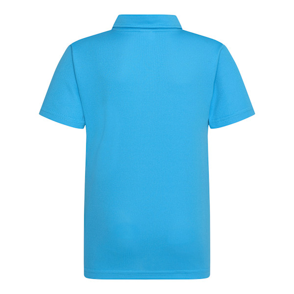 AWDis Just Cool Kids Unisex Sports Polo Plain Shirt 7-8 år S Sapphire 7-8 Years