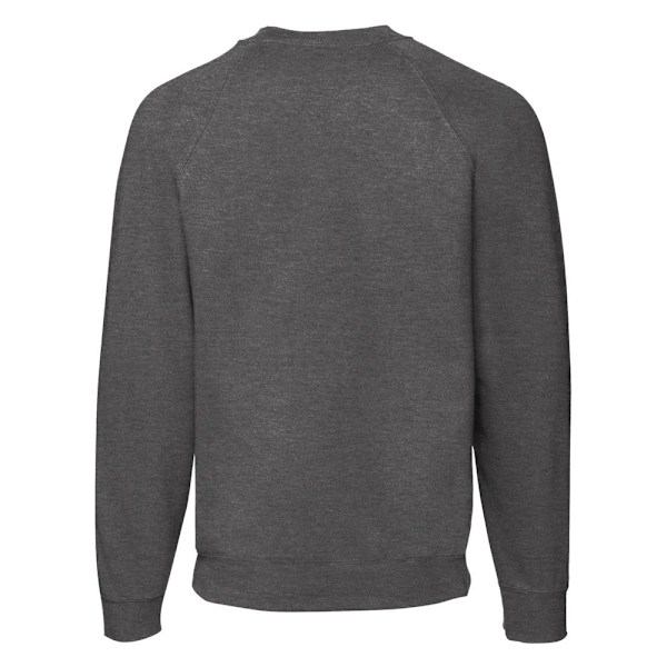 Fruit Of The Loom Raglanärm Belcoro® Sweatshirt L Mörk Dark Heather L