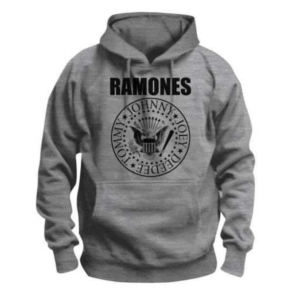 Ramones Unisex Adult Presidential Seal Hoodie S Grå Grey S