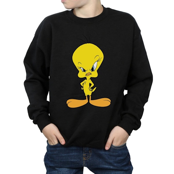 Looney Tunes Pojkar Angry Tweety Sweatshirt 12-13 År Svart Black 12-13 Years