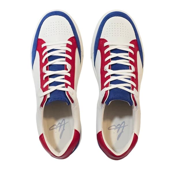Loyalti Herr Braid Träningsskor 9 UK Vit/Blå/Röd White/Blue/Red 9 UK