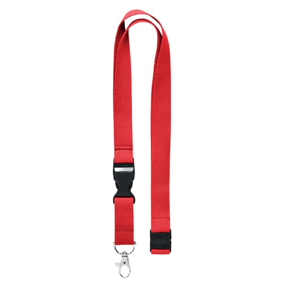 MidOcean Lannycot Bomullsnyckelband One Size Röd Red One Size
